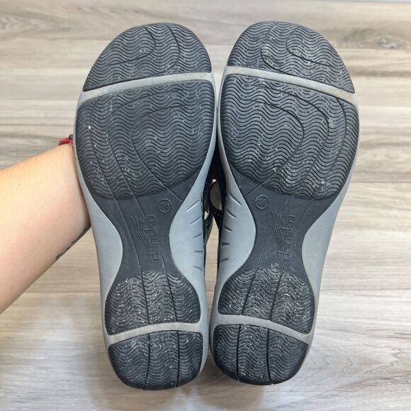 Dansko Women's Size 38 (US 7.5-8) Hadley Flat Comfort Mary Jane Black Leather - Picture 7 of 11